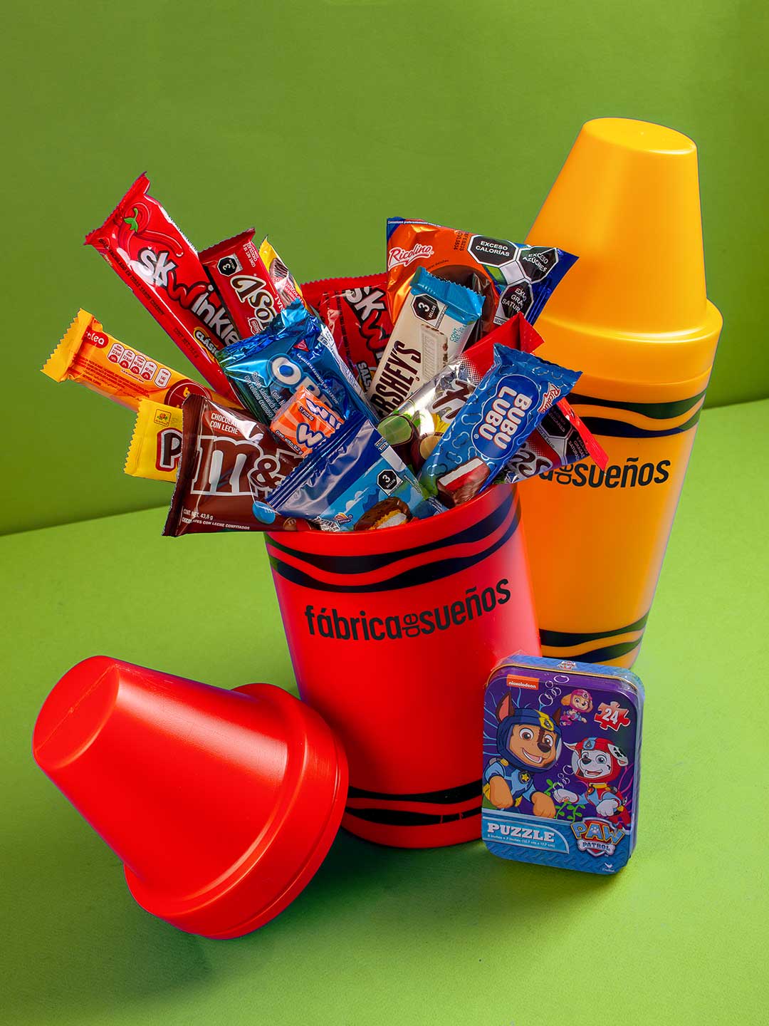 Estuche Crayón con Sorpresa y Dulces