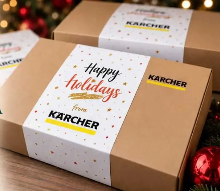 Cajas Happy Holidays para Kärcher