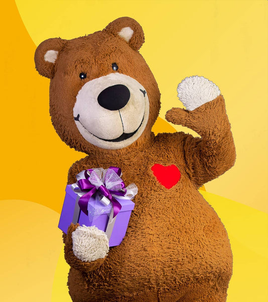 Entrega con Botarga de Oso "Teo"