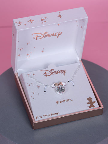 Collar con Colgante cara de Minnie brillante Disney Importado