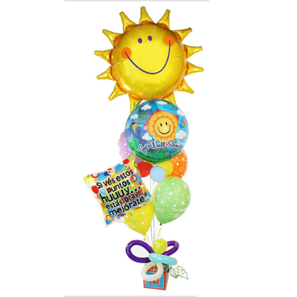 Bouquet de Globos "Mejórate Pronto"
