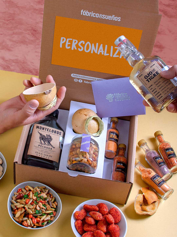 Personaliza Kit Mezcal y Sales Gourmet - Mini