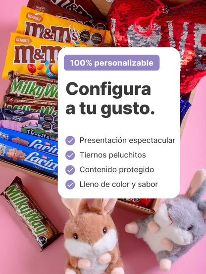 Personaliza Kit Chocolates y Peluche - Mini