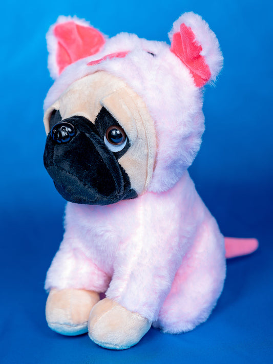 Peluche Pug Disfrazado de Puerquito