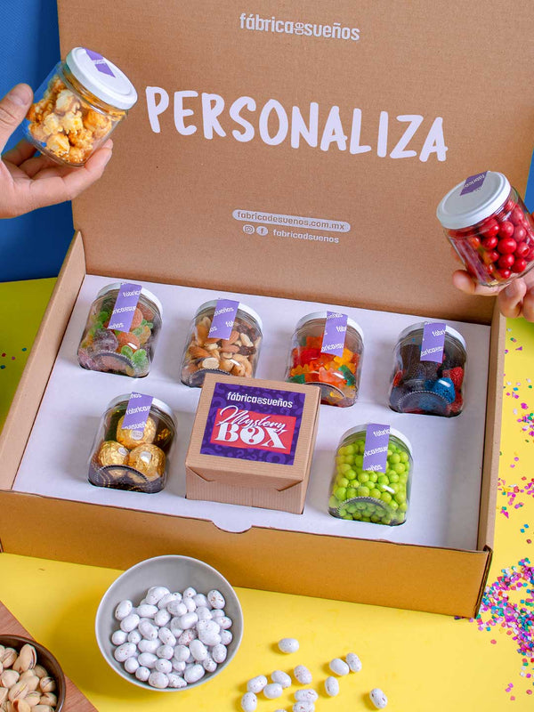 Personaliza Kit Botanas y Cajita Sorpresa - Grande
