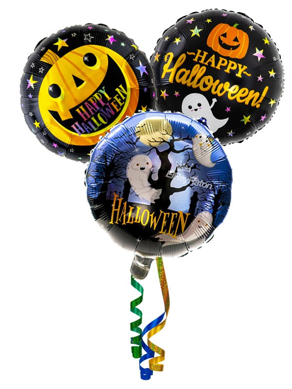 Bouquet 3 Globos Metalizados Hallowen