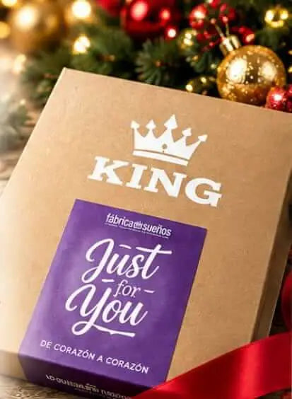 Caja personalizada King con etiqueta Just for You