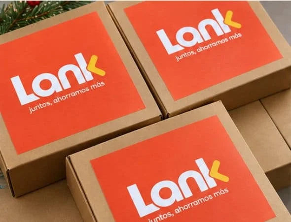 Cajas con imagen de marca de Lank