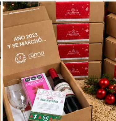 Kit de vino y chocolates para Rünna