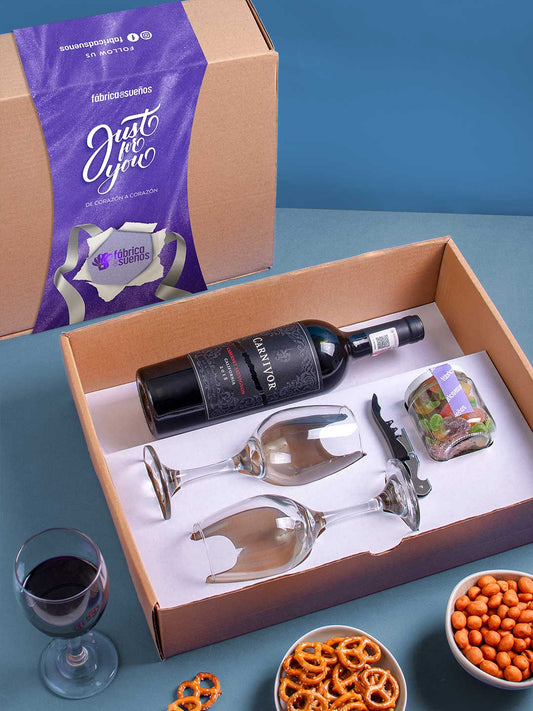 8. Kit Vino Tinto Carnivor y Botana – Grande