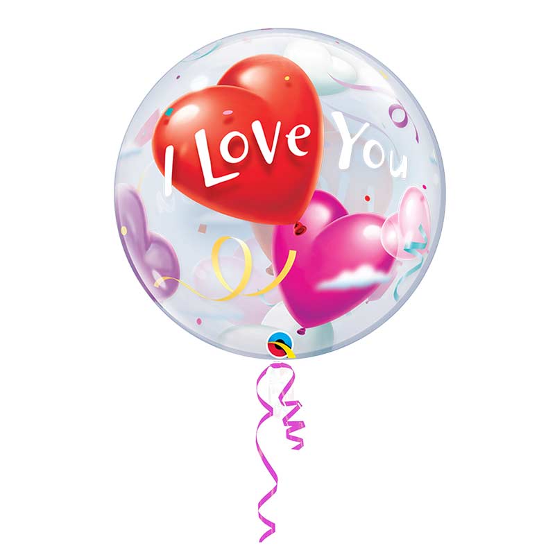 Globo Burbuja 56cm Amor