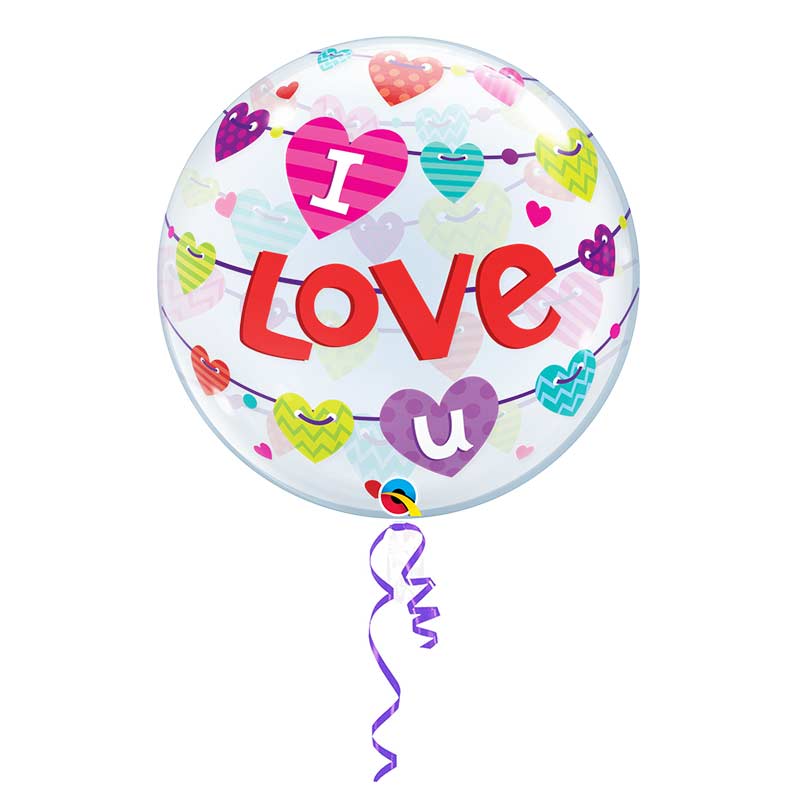 Globo Burbuja 56cm Amor