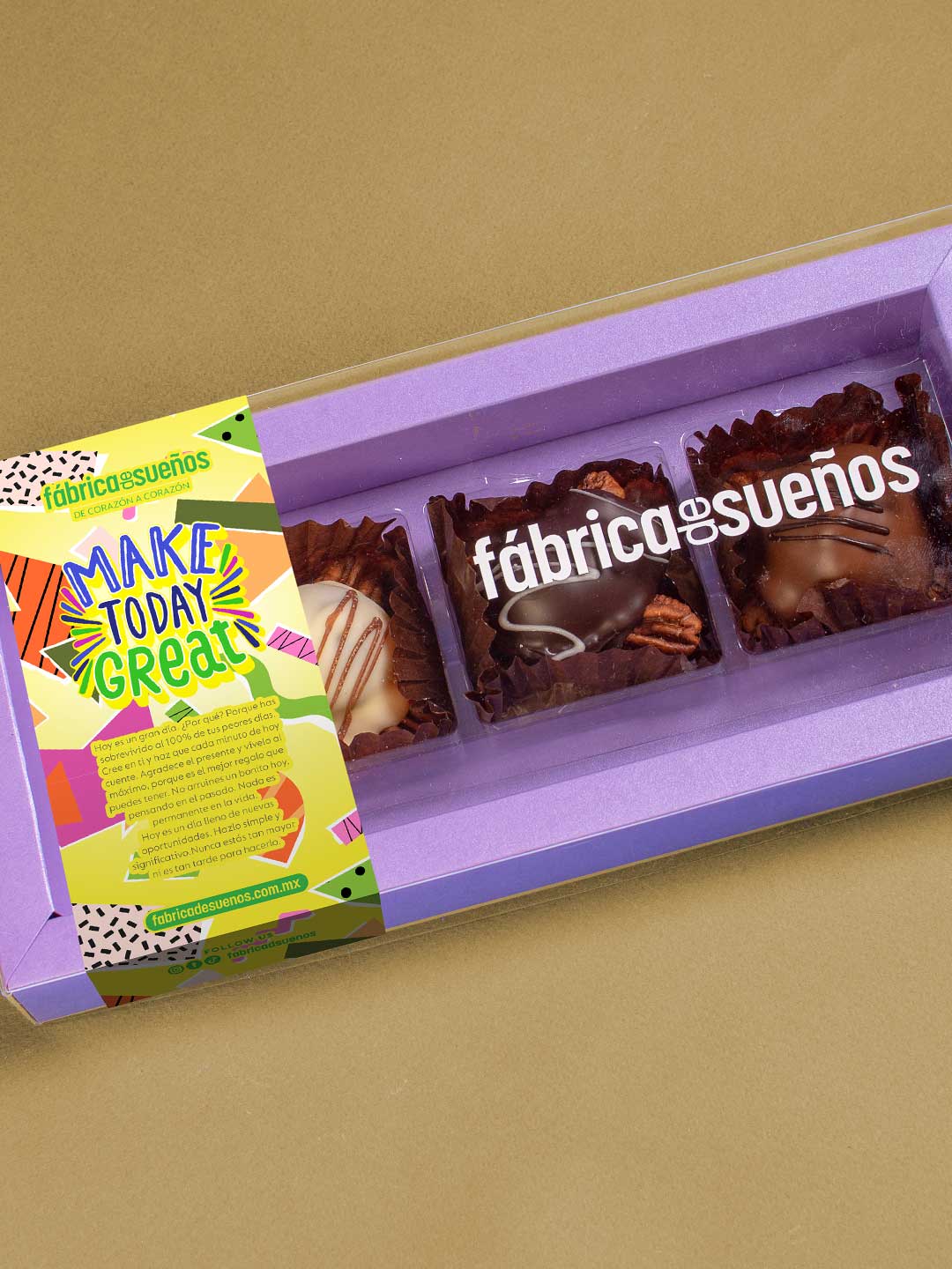 Personaliza Estuche Tortugas de Chocolate y Nuez