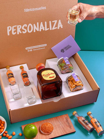 Personaliza Kit Tequila y Sales Gourmet - Grande