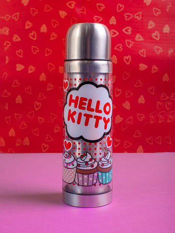 Termo Acero Inoxidable Hello Kitty